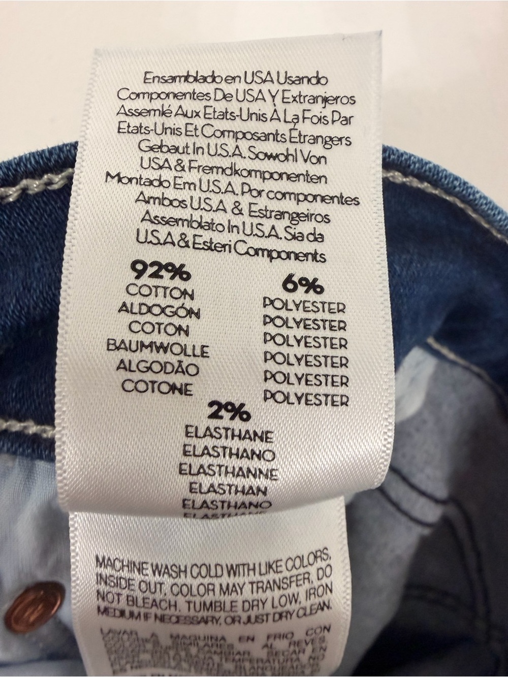 MOTHER The Weekender Fray The Road to Paradise Blue Size 27 - Picture 7 of 12